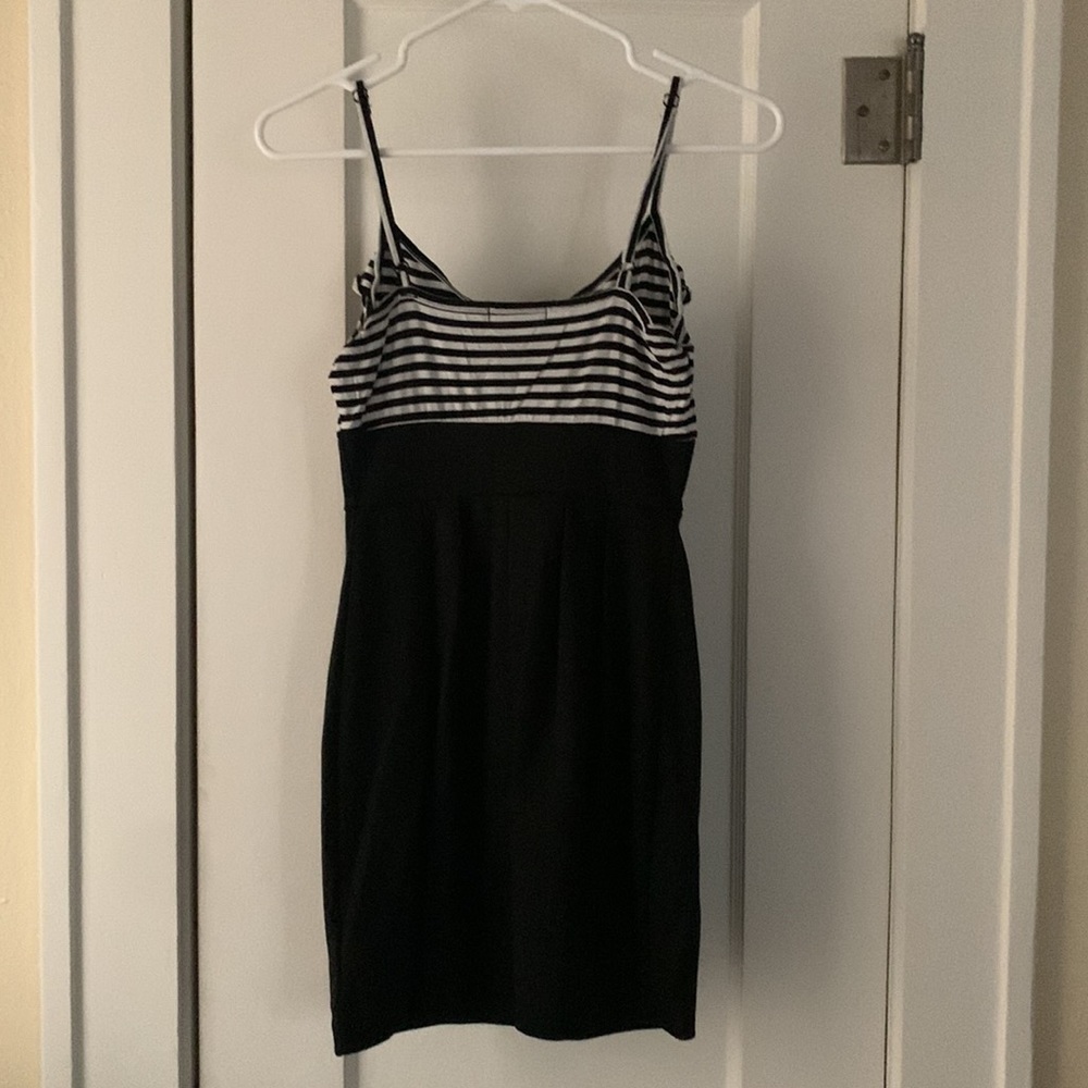 Mini Dress from 21: Adjustable Straps, Knit Fabric, Ruffled Neckline, Super Cute - Picture 2 of 5